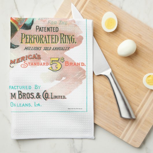 Jackson Square Cigar Theedoek (Quarter Fold)