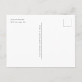 Jackson Square, French Quarter, New Orleans Briefkaart (Achterkant)