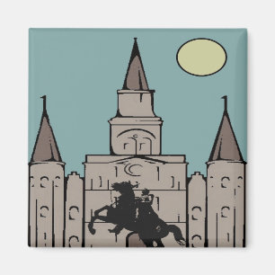 Jackson Square French Quarter Poster Magneet