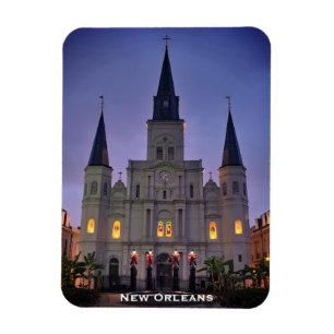 Jackson Square, New Orleans, basiliek van de kathe Magneet