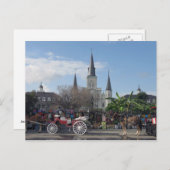 Jackson Square-New Orleans Briefkaart (Voorkant / Achterkant)