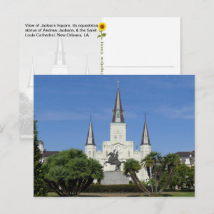 Jackson Square, New Orleans, LA - Briefkaart