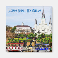 Jackson Square, New Orleans-magneet