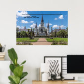 Jackson Square New Orleans Poster (Thuiskantoor)