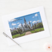 Jackson Square New Orleans Rechthoekige Sticker (Envelop)