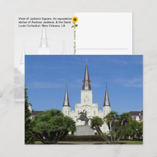 Jackson Square, New Orleans, Verenigde Staten - Briefkaart