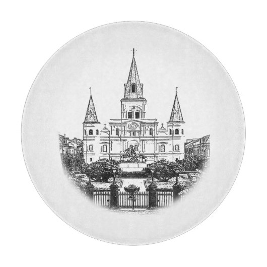 Jackson Square St Louis Cathedral New Orleans Snijplank (Voorkant)