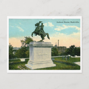 Jackson Statue, Nashville 1918 Briefkaart