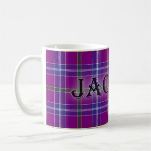 Jackson Tartan met achternaam Koffiemok