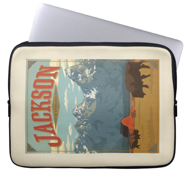 Jackson | Wyoming Laptop Sleeve (Voorkant)
