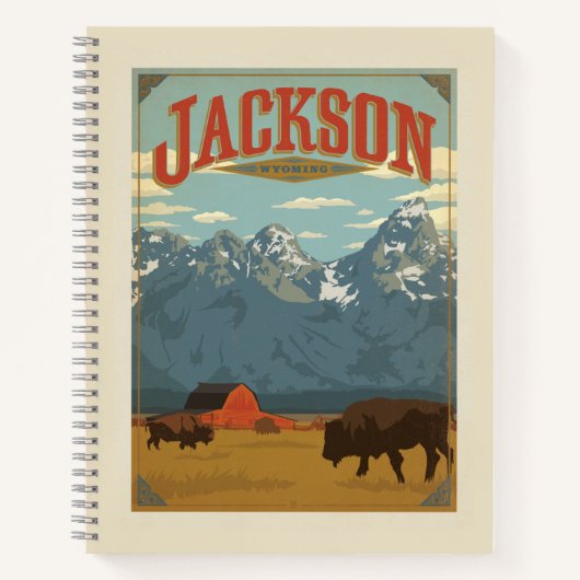 Jackson | Wyoming Notitieboek (Voorkant)
