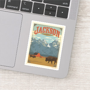 Jackson   Wyoming Sticker