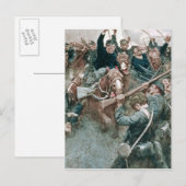 Jackson's brigade staat als een stenen muur briefkaart (Voorkant / Achterkant)