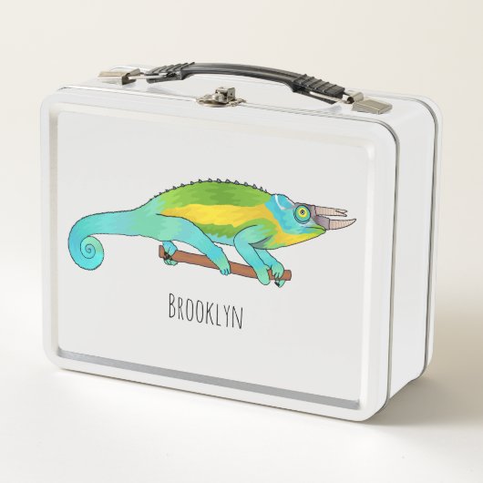 Jackson's chameleon cartoon (Voorkant)