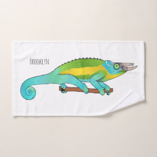 Jackson's chameleon cartoon bad handdoek