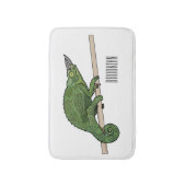 Jackson's chameleon cartoon badmat (Voorkant Verticaal)