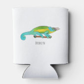 Jackson's chameleon cartoon blikjeskoeler (Achterkant)