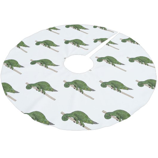 Jackson's chameleon cartoon kerstboom rok (Gekanteld)