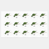 Jackson's chameleon cartoon labels (Vel)
