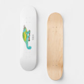Jackson's chameleon cartoon skateboard (Voorkant)