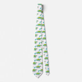Jackson's chameleon cartoon stropdas (Voorkant)
