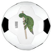 Jackson's chameleon cartoon voetbal (Gedraaid)