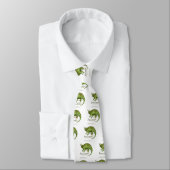 Jackson's chameleon - leaf stropdas (Gebonden)