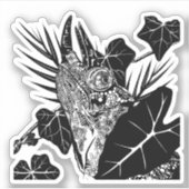 Jackson's Chameleon Sticker (Voorkant)