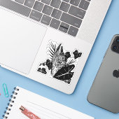 Jackson's Chameleon Sticker (Laptop met iPhone)