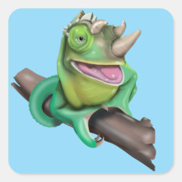 Jackson's Chameleon Vierkante Sticker