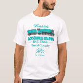 Jacksonville Baldwin Rail Trail (RT2) T-shirt (Voorkant)