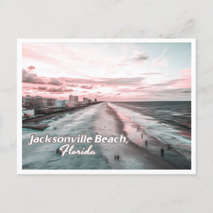 JACKSONVILLE BEACH FLORIDA BRIEFKAART