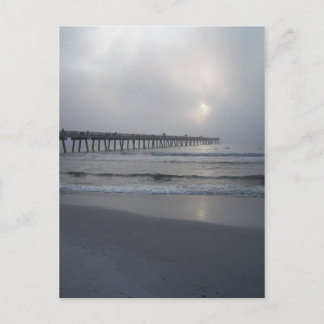 Jacksonville Beach, Florida. Sunrise/Fog Briefkaar Briefkaart