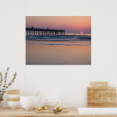 Jacksonville Beach, Florida Sunrise Poster (Keuken)