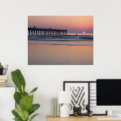 Jacksonville Beach, Florida Sunrise Poster (Thuiskantoor)