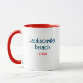 Jacksonville Beach Floride Café Mug (Gauche)