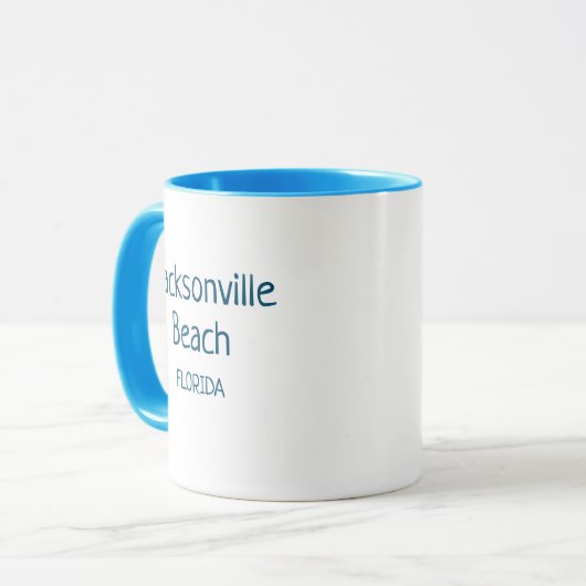 Jacksonville Beach Floride Café Mug (Devant gauche)