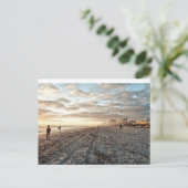 Jacksonville Beach Sunrise Briefkaart (Staand voorkant)