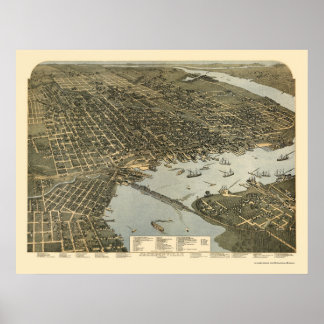 Jacksonville, FL - 1893 Poster