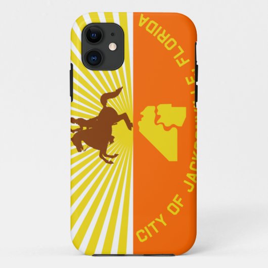 Jacksonville Flag Case-Mate iPhone Case (Achterkant)