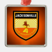 Jacksonville Flag Metalen Ornament (Voorkant)