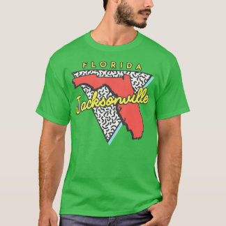 Jacksonville Florida 80s Design Souvenirs T-shirt