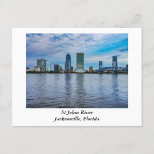 Jacksonville Florida avond Briefkaart