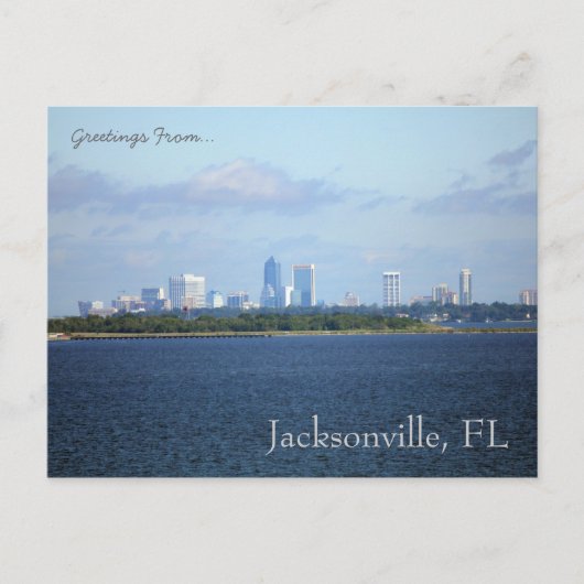 Jacksonville, Florida Briefkaart (Voorkant)
