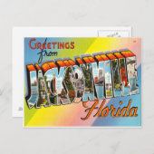 Jacksonville Florida Briefkaart (Voorkant / Achterkant)