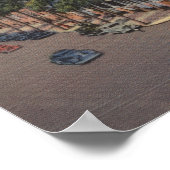 Jacksonville, Florida - Buiten Uitzicht van Hotel Poster (Hoek)