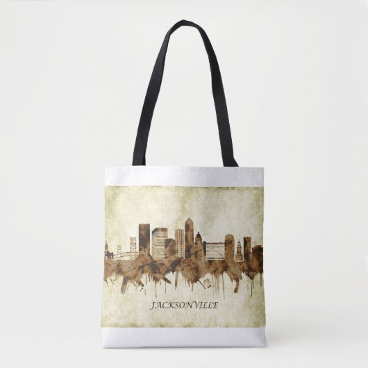 Jacksonville Florida Cityscape Draagtas (Voorkant)