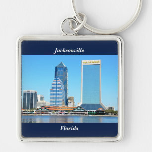 Jacksonville, Florida Cityscape Sleutelhanger