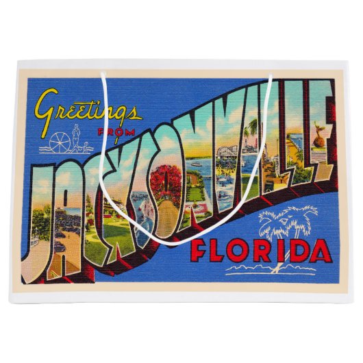 Jacksonville Florida groot Briefkaart Groot Cadeauzakje (Voorkant)