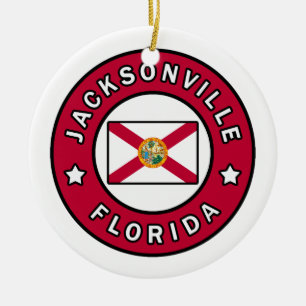 Jacksonville Florida Keramisch Ornament